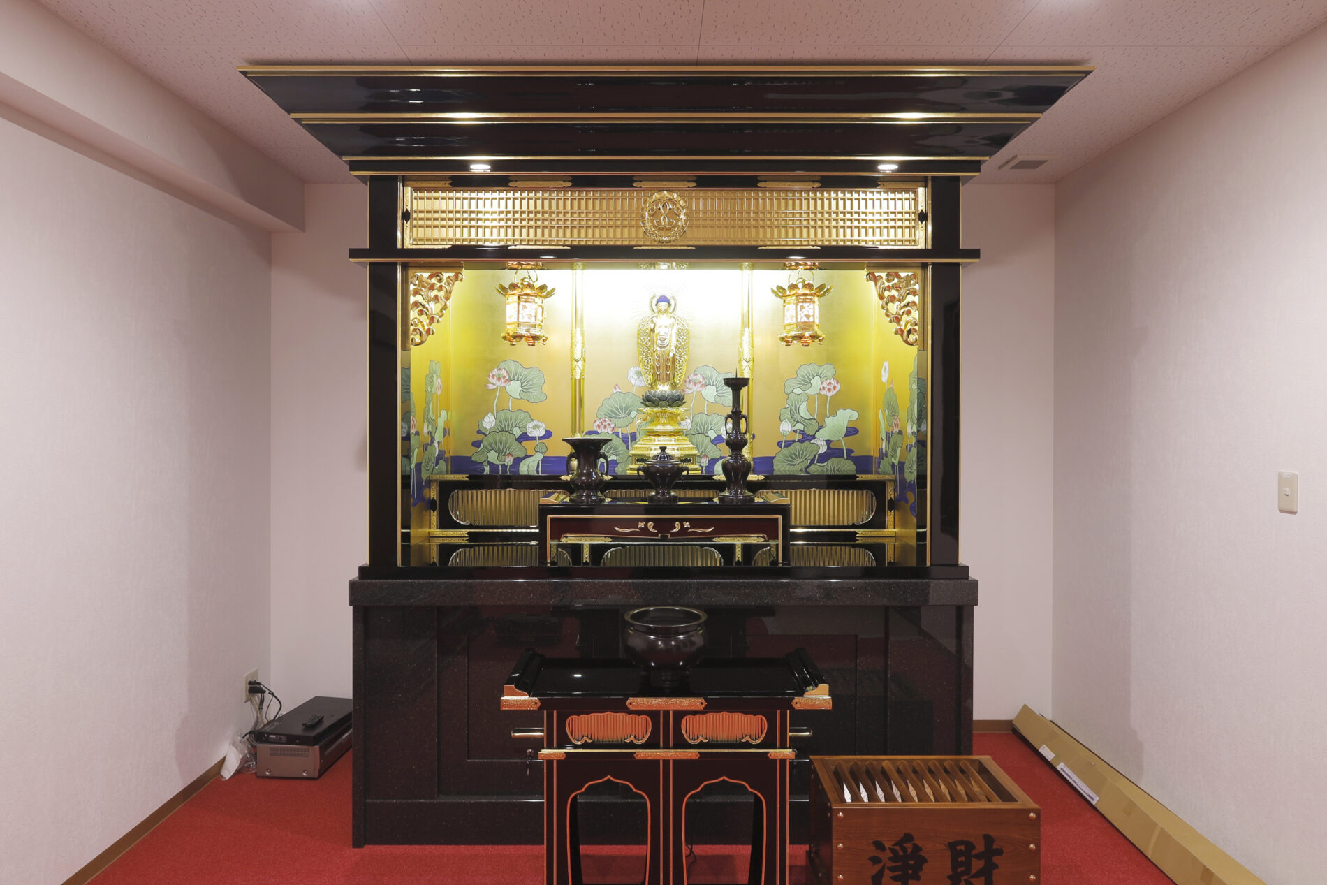 納骨堂 御内佛 施工画像