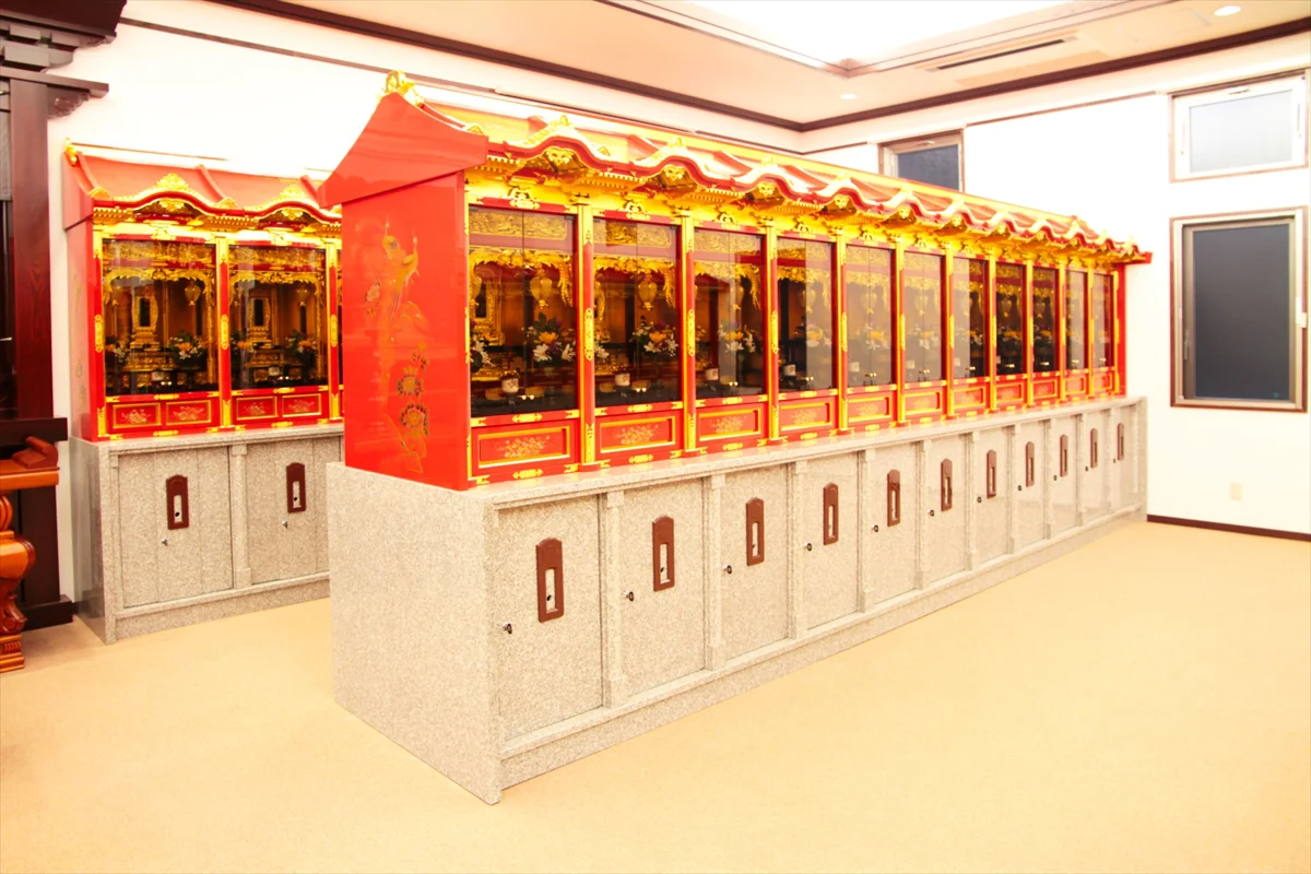 納骨堂　納骨壇施工実績画像