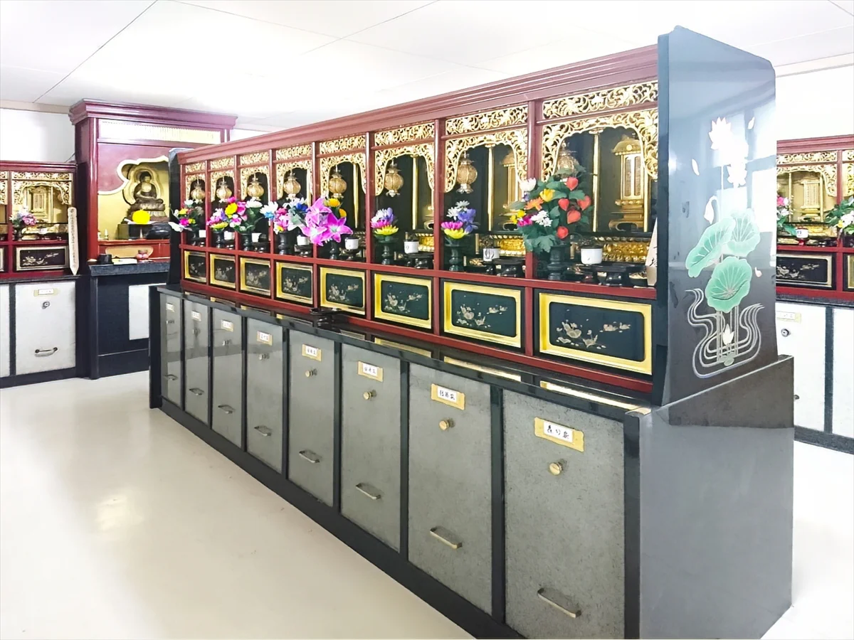納骨堂　納骨壇施工実績画像