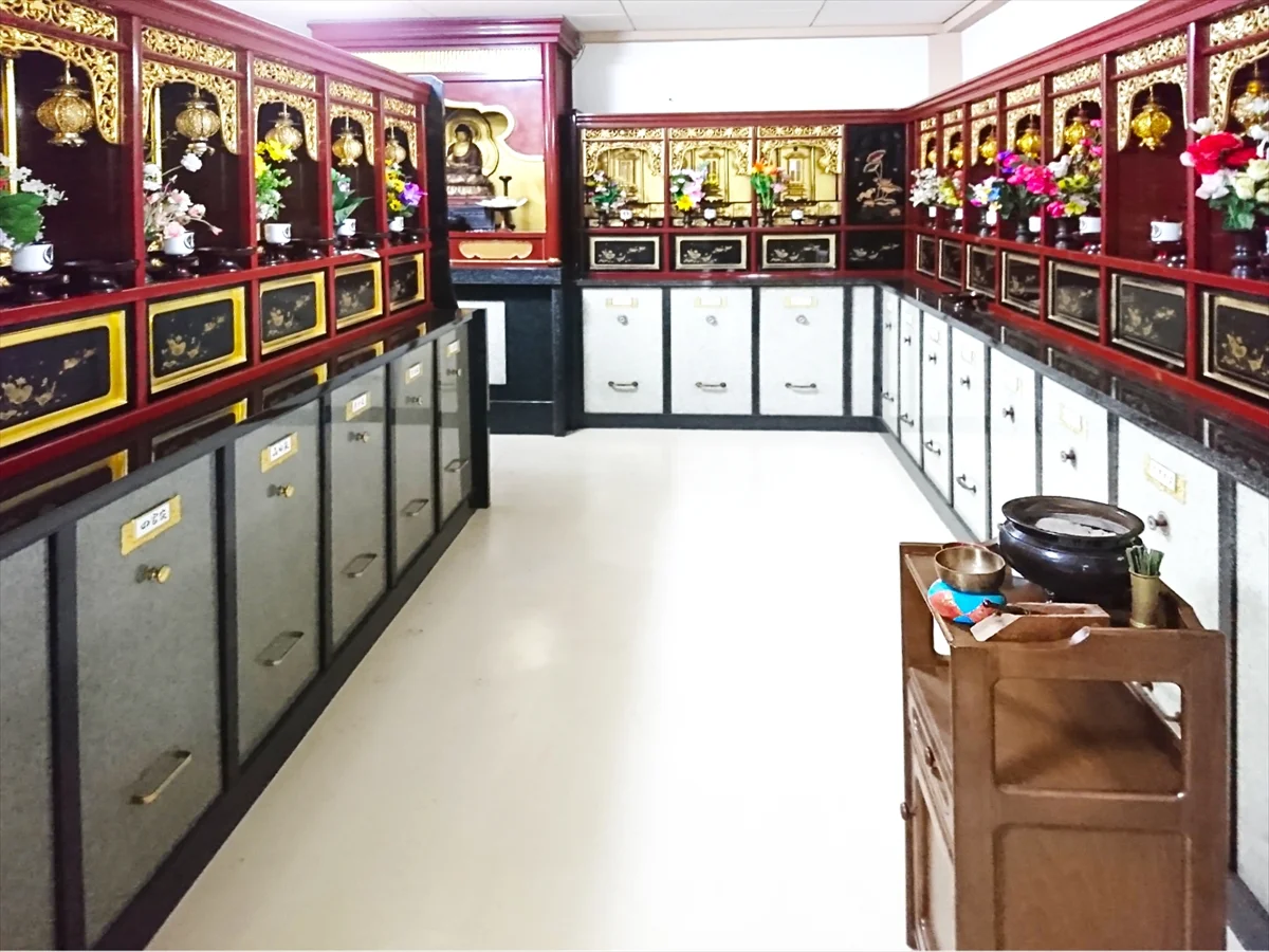 納骨堂　納骨壇施工実績画像