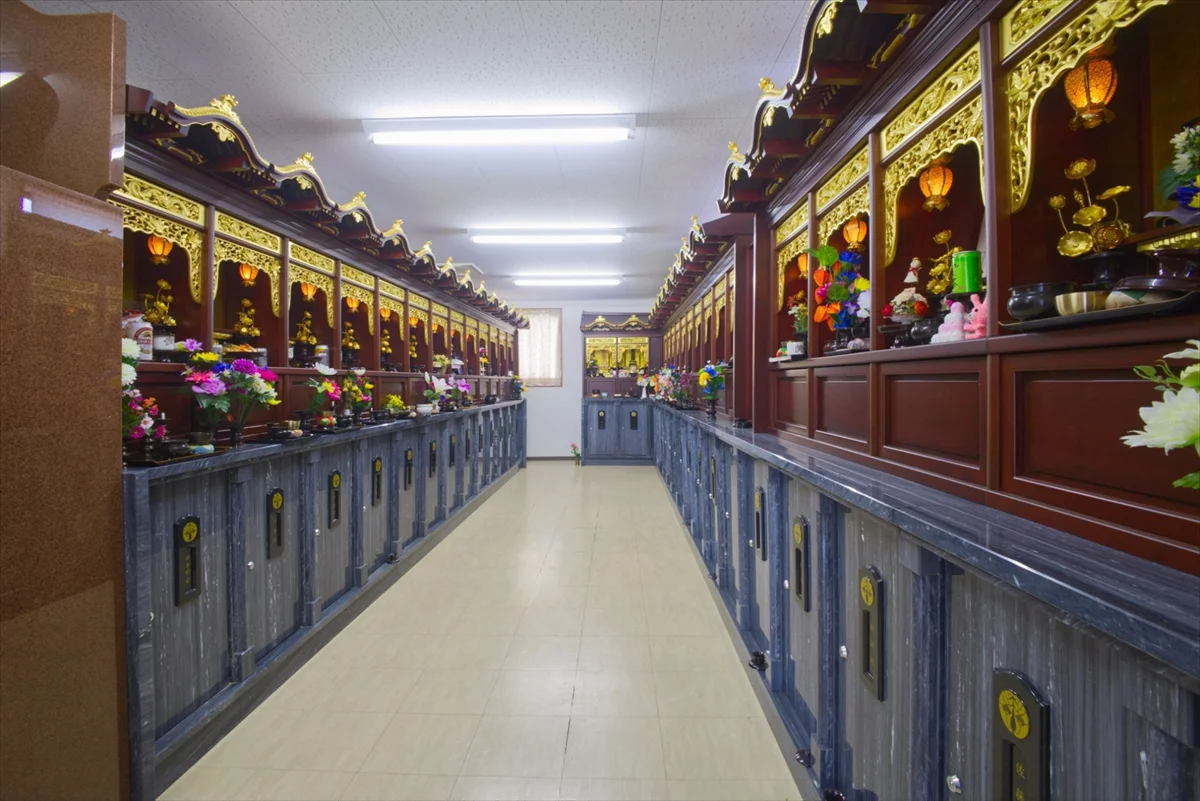 納骨堂　納骨壇施工実績画像
