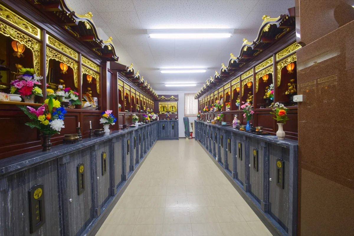納骨堂　納骨壇施工実績画像