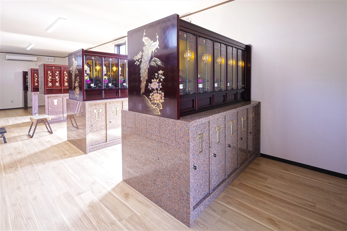 納骨堂　納骨壇施工実績画像
