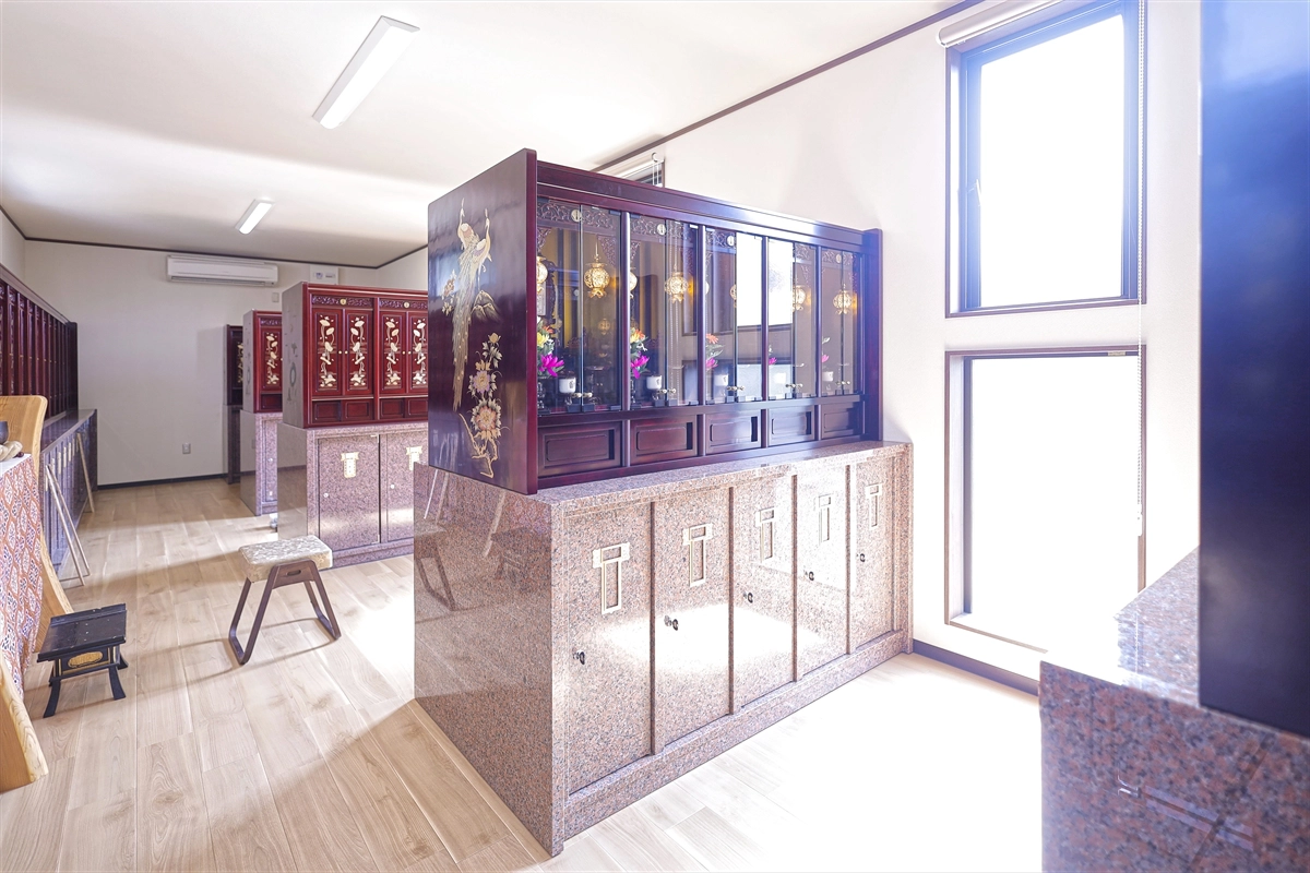 納骨堂　納骨壇施工実績画像