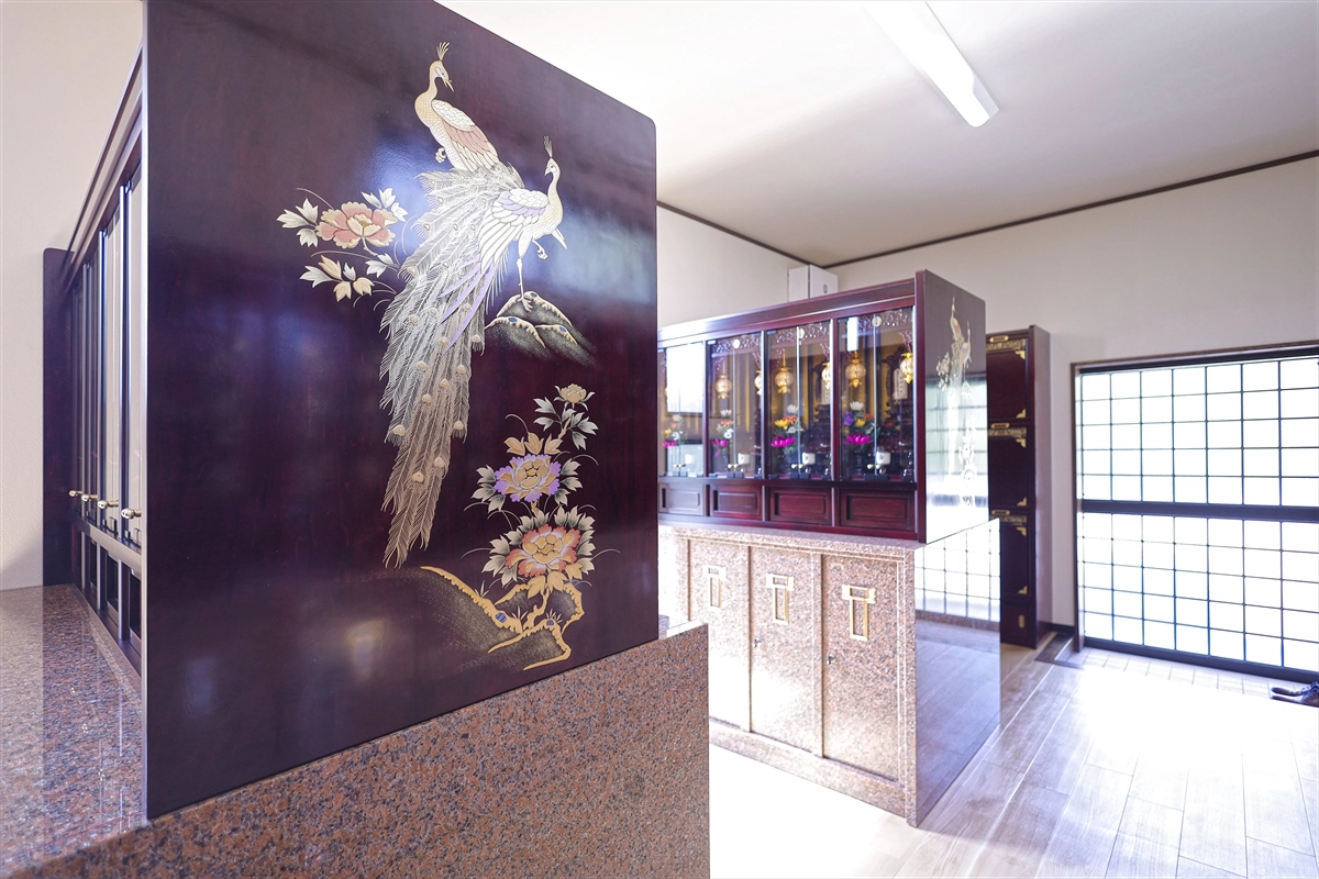 納骨堂　納骨壇施工実績画像