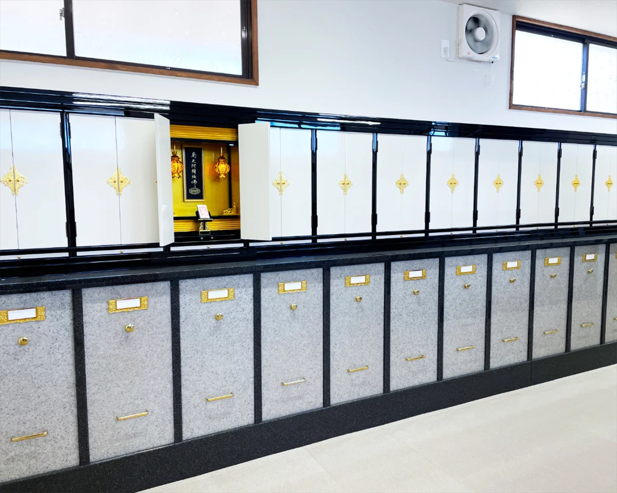 納骨堂　納骨壇施工実績画像