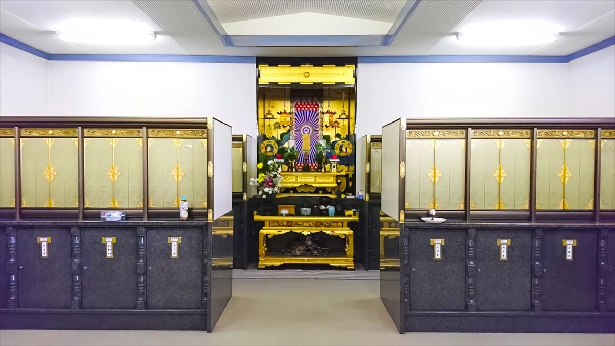 納骨堂　納骨壇施工実績画像