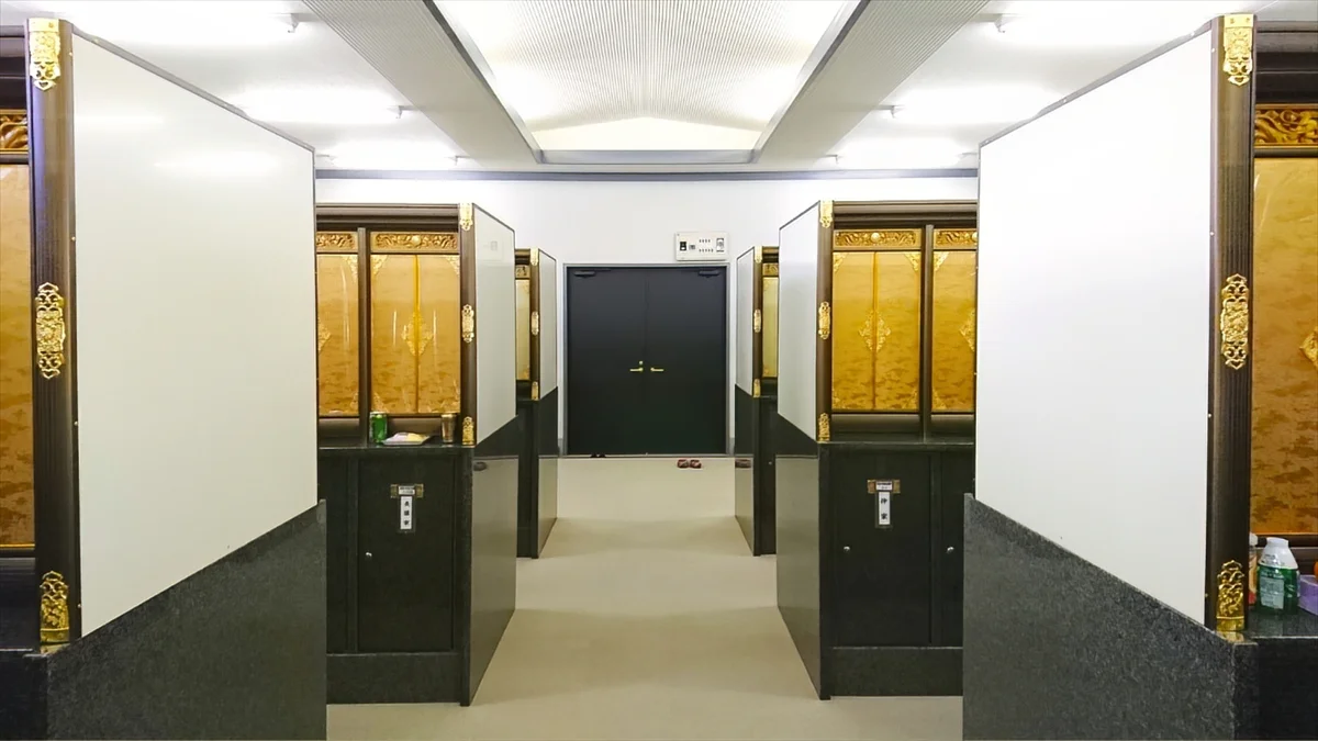納骨堂　納骨壇施工実績画像