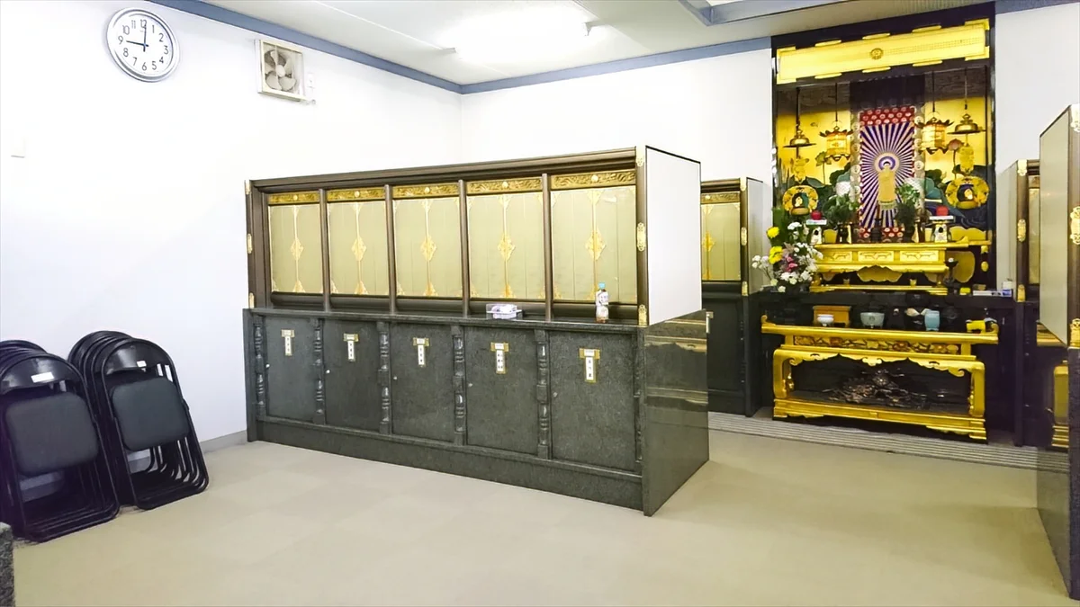 納骨堂　納骨壇施工実績画像