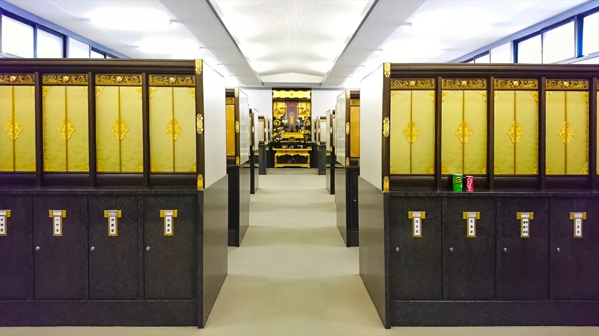 納骨堂　納骨壇施工実績画像