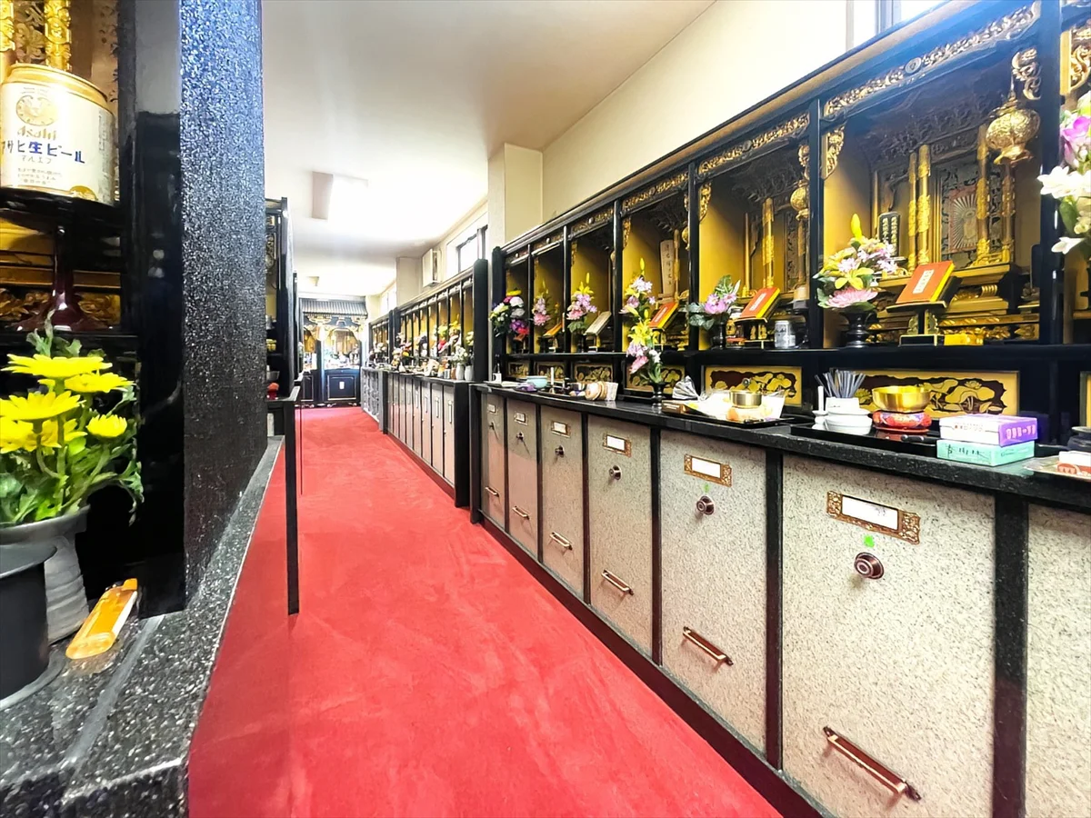 納骨堂　納骨壇施工実績画像