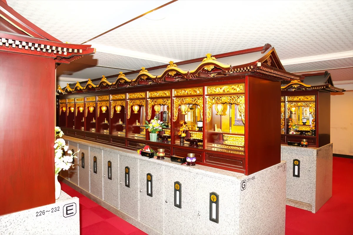 納骨堂　納骨壇施工実績画像